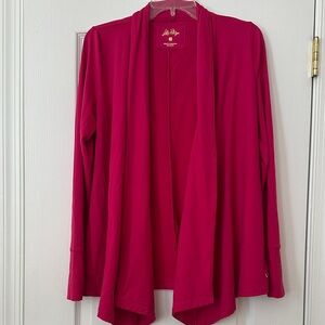 Lilly Pulitzer Vibrant Pink Drape Cardigan